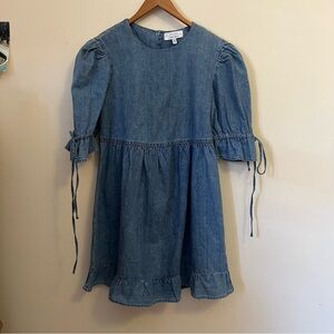 & other stories denim dress